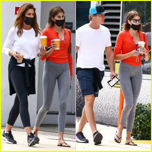 Cindy Crawford Steps Out on Her Birthday with Husband Rande Gerber & Daughter Kaia!