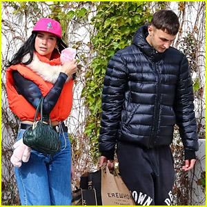 Dua Lipa & Anwar Hadid Pick Up Groceries After Spending Valentine's Day with Friends