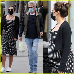 Pregnant Katharine McPhee Gets Lunch at Beverly Hills Hotspot with David Foster