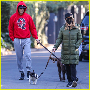 Reese Witherspoon & Husband Jim Toth Head Out on Morning Walk with Their Dogs