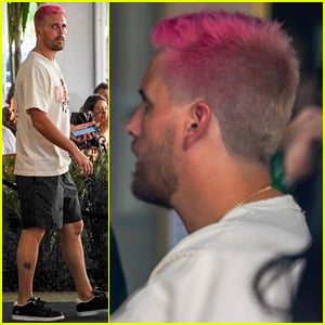 Scott Disick Dyes His Hair Pink Just Days After Going Blond