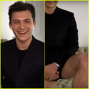 Tom Holland Goes Pantsless, Shows His Bare 'Prepubescent' Legs on TV!