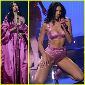 Dua Lipa Stuns in Sexy Performance at the 2021 Grammys