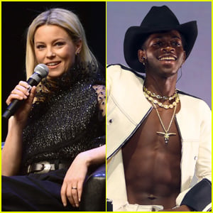 Elizabeth Banks Reacts to Lil Nas X's 'Hunger Games' Styling in 'Montero' Video