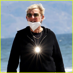 Ellen DeGeneres Takes Walk on Beach With Friend Before Portia de Rossi's Emergency Surgery
