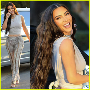 Kim Kardashian Can't Stop Smiling After Business Meetings in LA