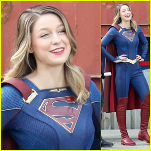 Melissa Benoist Returns to the Set of 'Supergirl' After Giving Birth - See the First Photos!