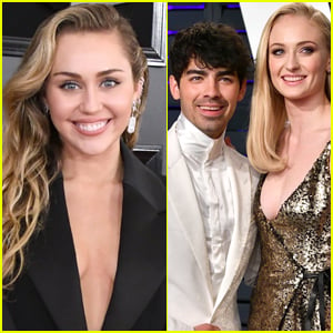 Miley Cyrus Sends Huge 'Hannah Montana' Flower Arrangement to Joe Jonas & Sophie Turner!