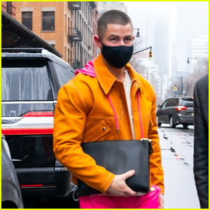 Nick Jonas Sports a Colorful Outfit While Out in NYC!