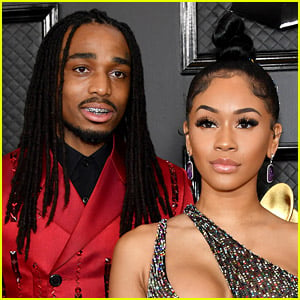 Quavo & Saweetie Appear to Fight in an Elevator, Get Physical in Leaked Surveillance Footage Video