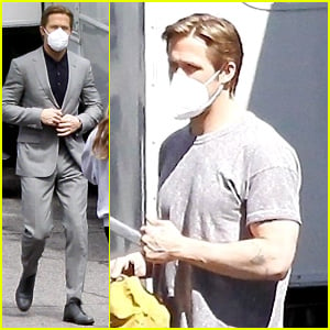 Ryan Gosling Suits Up in Gray on 'The Gray Man' Set - New Photos!