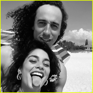 Vanessa Hudgens Cozies Up to Boyfriend Cole Tucker During Day at the Beach!