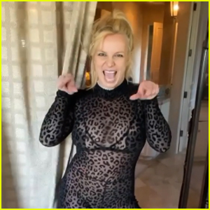 Britney Spears Rocks a Leopard Bodysuit in a Cute 'Try On' Video - Get the Look!
