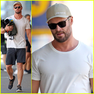 Chris Hemsworth Shows Off His Toned Legs While Exploring a Wildlife Retreat in Sydney