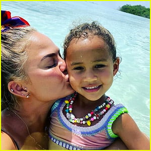 Chrissy Teigen Reveals the Reason Why She Posts More Photos of Luna Than Miles