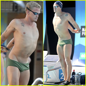 Cody Simpson Puts His Buff Body on Display in Speedo for Swim Practice