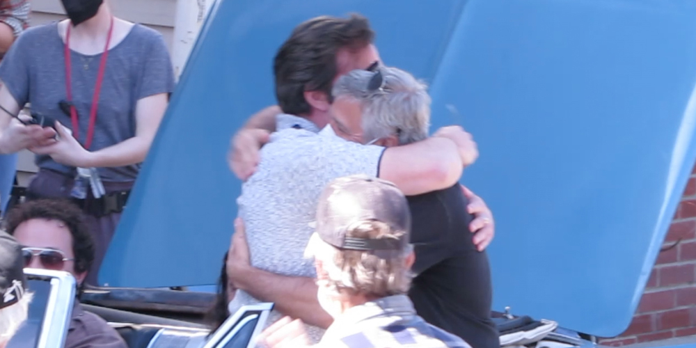 George Clooney & Ben Affleck Hug it Out on the Last Day of Filming 'The Tender Bar' | Ben Affleck, George Clooney, Movies, The Tender Bar - Vimarsana News