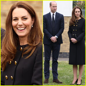 Kate Middleton & Prince William Make First Royal Visit After Prince Philip's Funeral