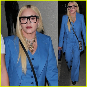 Madonna Looks 'True Blue' Beautiful While Out to Dinner in West Hollywood