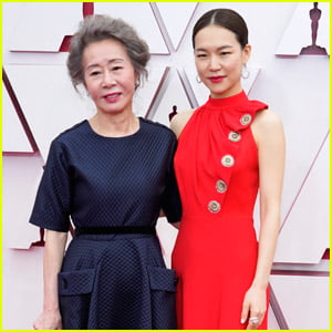 Supporting Actress Nominee Youn Yuh-Jung & 'Minari' Co-Star Yeri Han Arrive Together at the Oscars 2021
