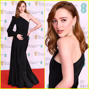 Phoebe Dynevor Makes First In Person Red Carpet Appearance Since 'Bridgerton' Success - See BAFTAs 2021 Look!