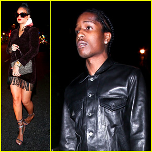 Rihanna & A$AP Rocky Step Out For Dinner at Delilah Together
