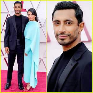 Riz Ahmed Makes First Ever Appearance With Wife Fatima Farheen Mirza at Oscars 2021