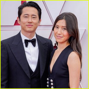 Steven Yeun is Supported by Wife Joana Pak on the Oscars 2021 Red Carpet