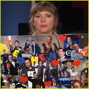 Taylor Swift Tries to Prove 'Hey Stephen' Isn't About Stephen Colbert - Watch Now!