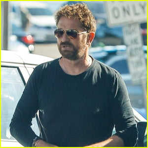 Gerard Butler Fuels Up His Truck While Out in Malibu