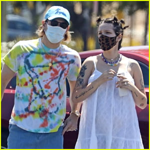 Halsey & Boyfriend Alev Aydin Spark Marriage Rumors After Sporting Rings During Errand Run