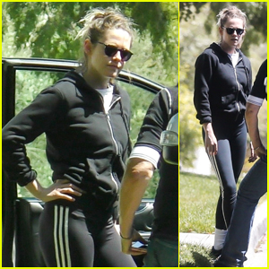 Kristen Stewart Looks Sporty While Visiting a Friend in LA