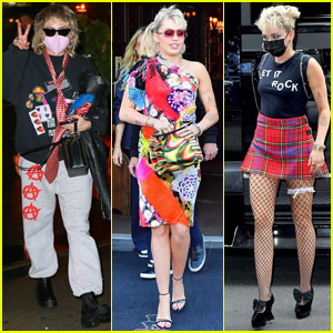 Miley Cyrus Shows Off Her Rockstar Style While Out in NYC!