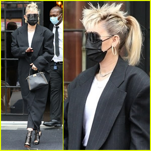 Miley Cyrus Has Her Hair in Mohawk & Ponytail While Stepping Out Ahead of 'SNL' Performance!