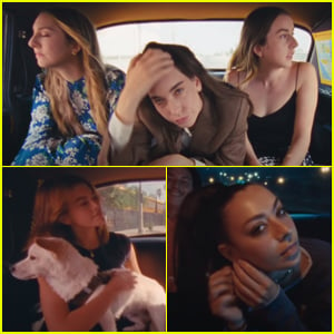 HAIM, Kaia Gerber, Charli XCX & More Star in Rostam's 'From the Back of a Cab' Music Video