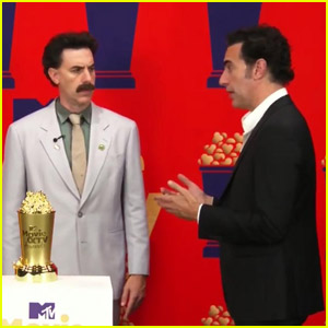Sacha Baron Cohen Reprises Borat, Ali G, & Bruno While Accepting Comedic Genius Award at MTV Awards 2021 - Watch Now!