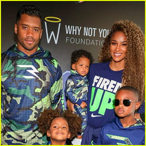 Ciara & Russell Wilson Make Rare Red Carpet Appearance with Their 3 Kids!