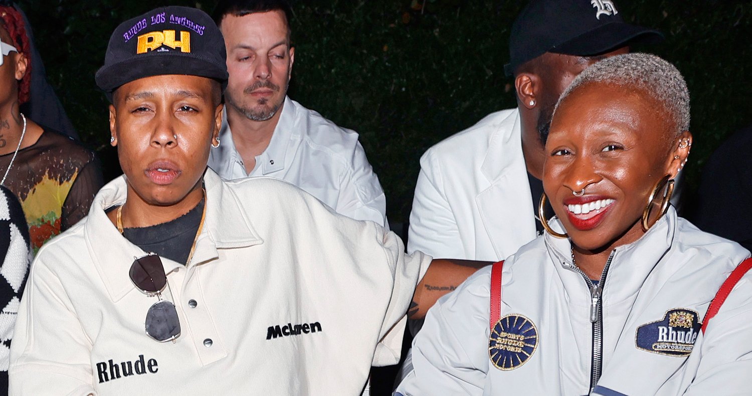 Cynthia Erivo Sits Front Row with Lena Waithe at Rhude Fashion Show