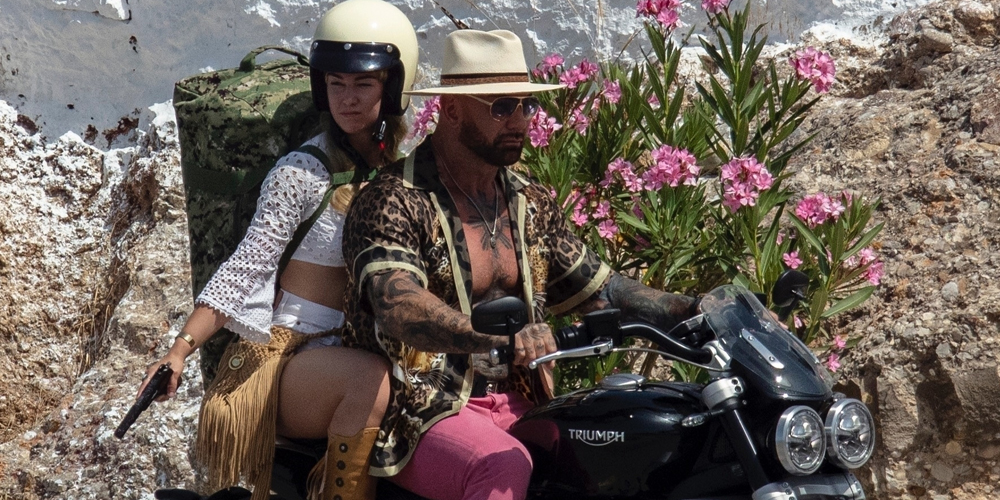 Madelyn Cline & David Bautista Film Scenes Together for ‘Knives Out 2