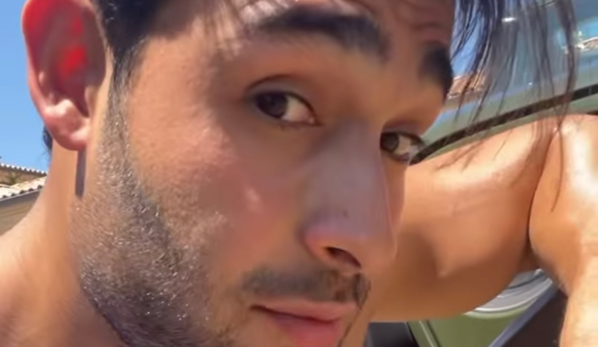 Sam Asghari Gets Into Fender Bender, Admits It Was His Fault Sam