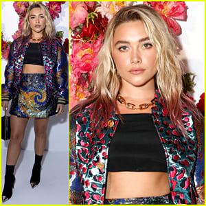 Florence Pugh Looks Fierce in Louis Vuitton for Second Fashion Event of the Day