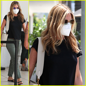 Jennifer Aniston Heads To Skincare Appointment in Cute, Casual Look Ahead of The Weekend