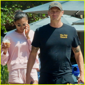 Joel Kinnaman Heads Out with Fiancee Kelly Gale Ahead of 'The Suicide Squad' Release