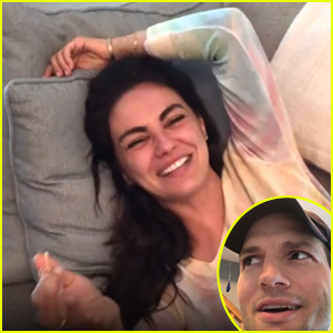 Mila Kunis Can't Stop Laughing In Ashton Kutcher's New Instagram Video About Cryptocurrency
