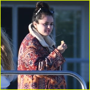 Selena Gomez Boards a Yacht for Quick Trip with Friends!