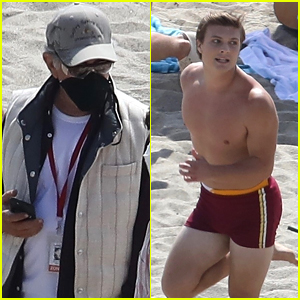 Steven Spielberg Films a Beach Scene for 'The Fabelmans' with Newcomer Sam Rechner!