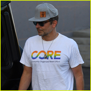 Bradley Cooper Wears 'CORE' T-Shirt to Meeting in Santa Monica