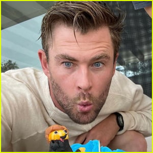 Chris Hemsworth Shows Off Super Cool Birthday Cake His Kids Made for Him!