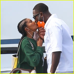 Gabrielle Union & Dwyane Wade Share a Kiss in Martha's Vineyard After Attending Barack Obama's Birthday Party