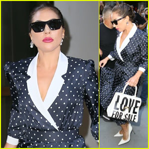 Lady Gaga Carries a 'Love For Sale' Bag to Rehearsals in NYC
